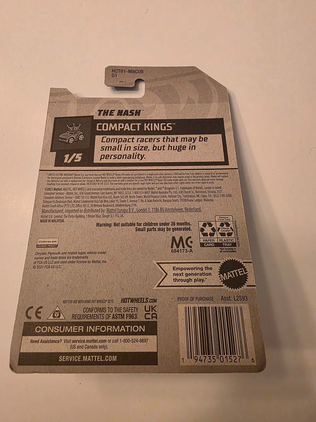 Hot Wheels The Nash | Compact Kings 1/5 | 19/250