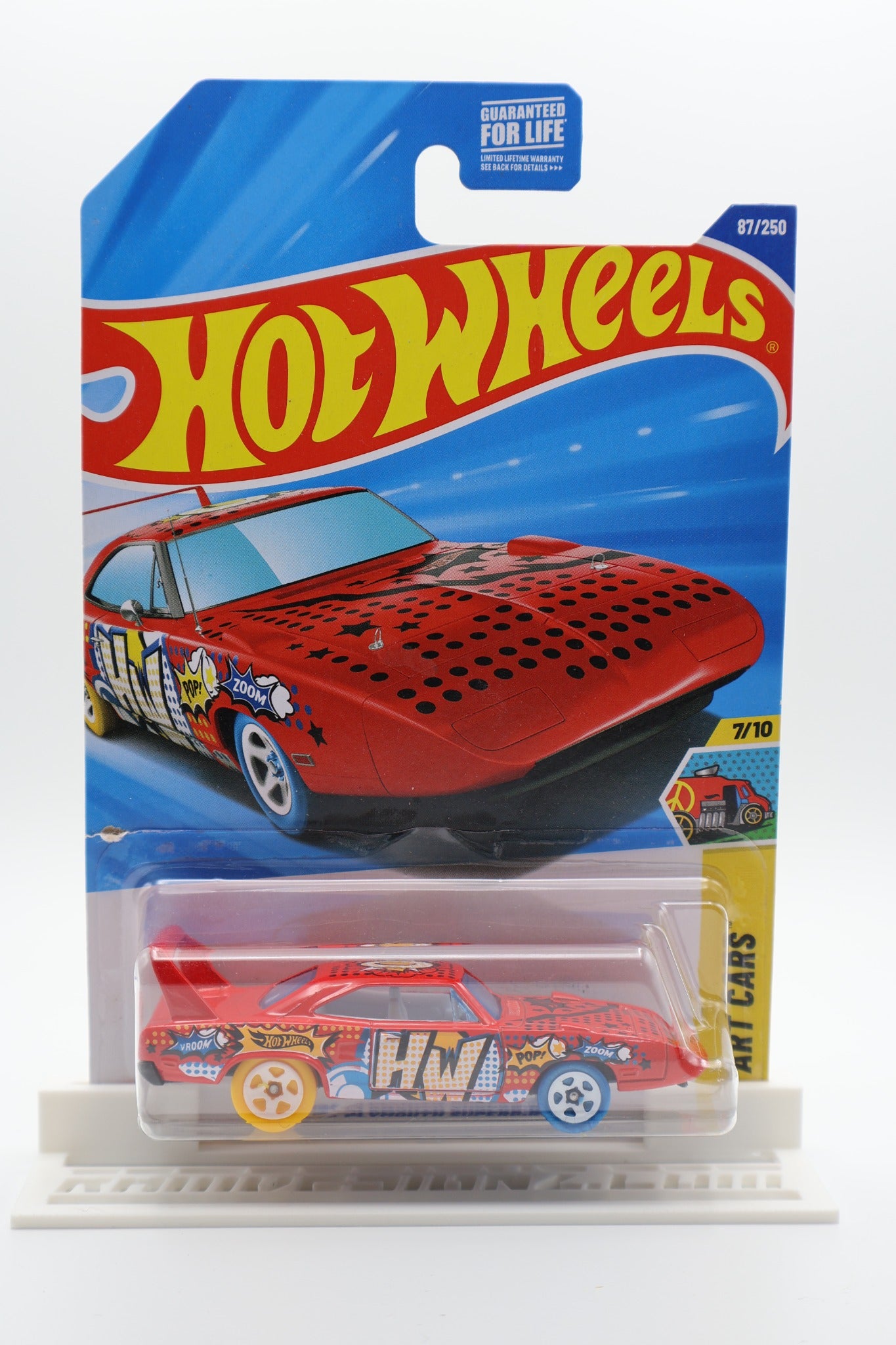 Hot Wheels '70 Plymouth Superbird red HW Art Cars 7/10 87/250