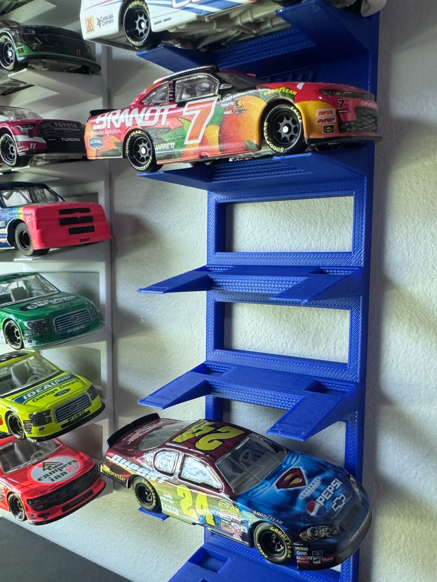 1/64 Scale NASCAR Wall Display Stand | 1–10 Car