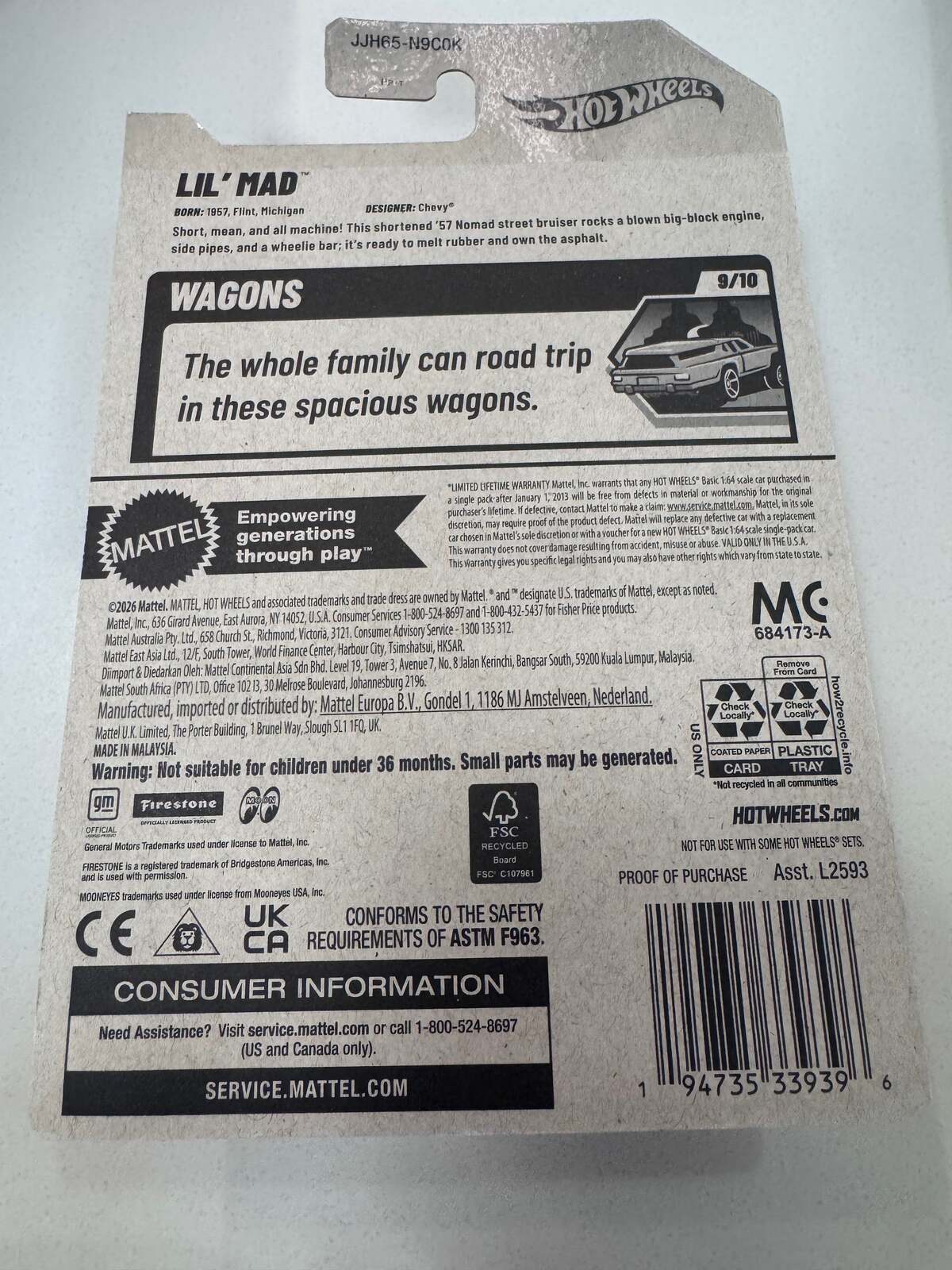 2026 Hot Wheels Lil' Mad Wagons 213/250