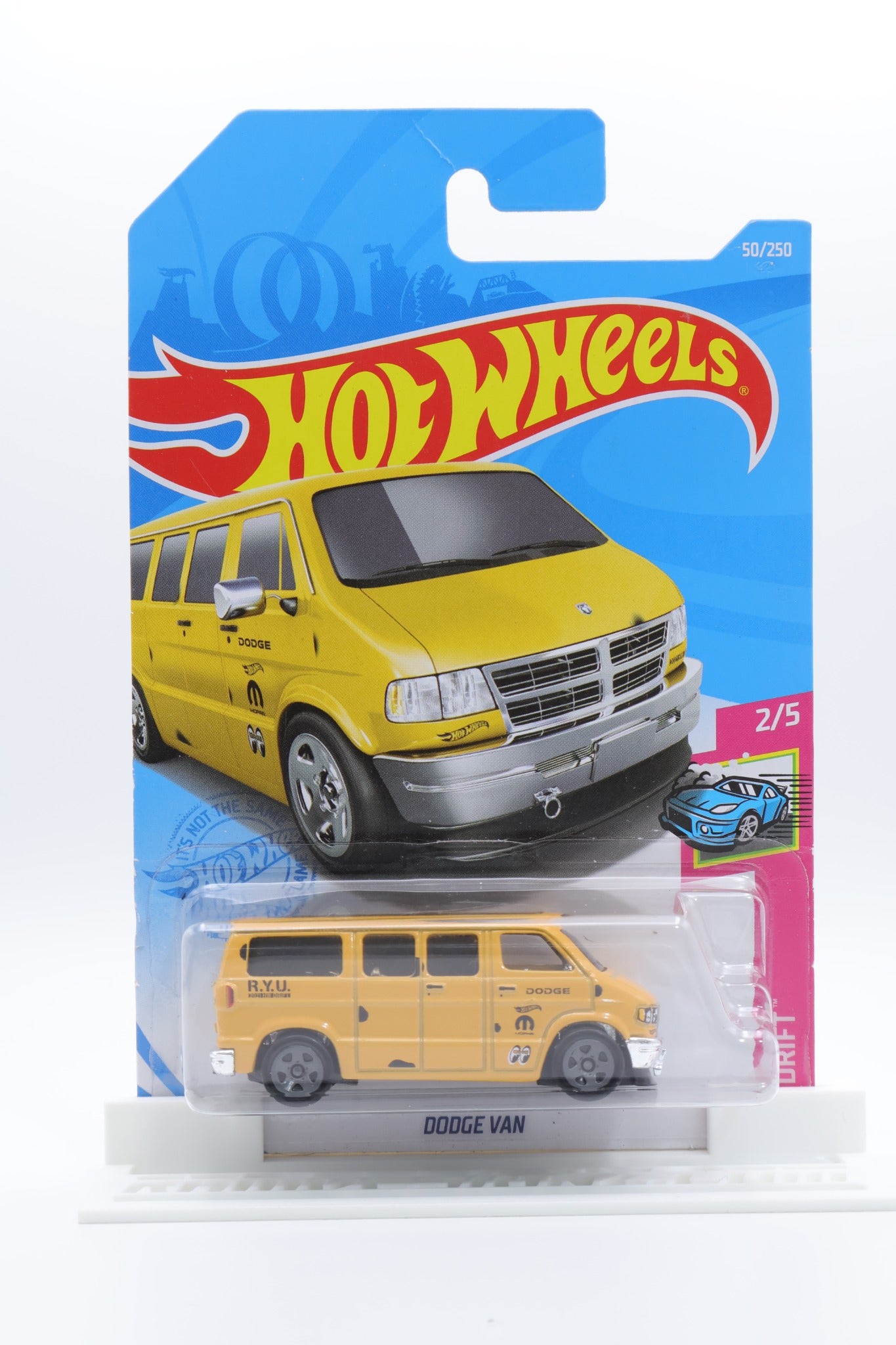 Hot Wheels Dodge Van yellow HW Drift 2/5 50/250