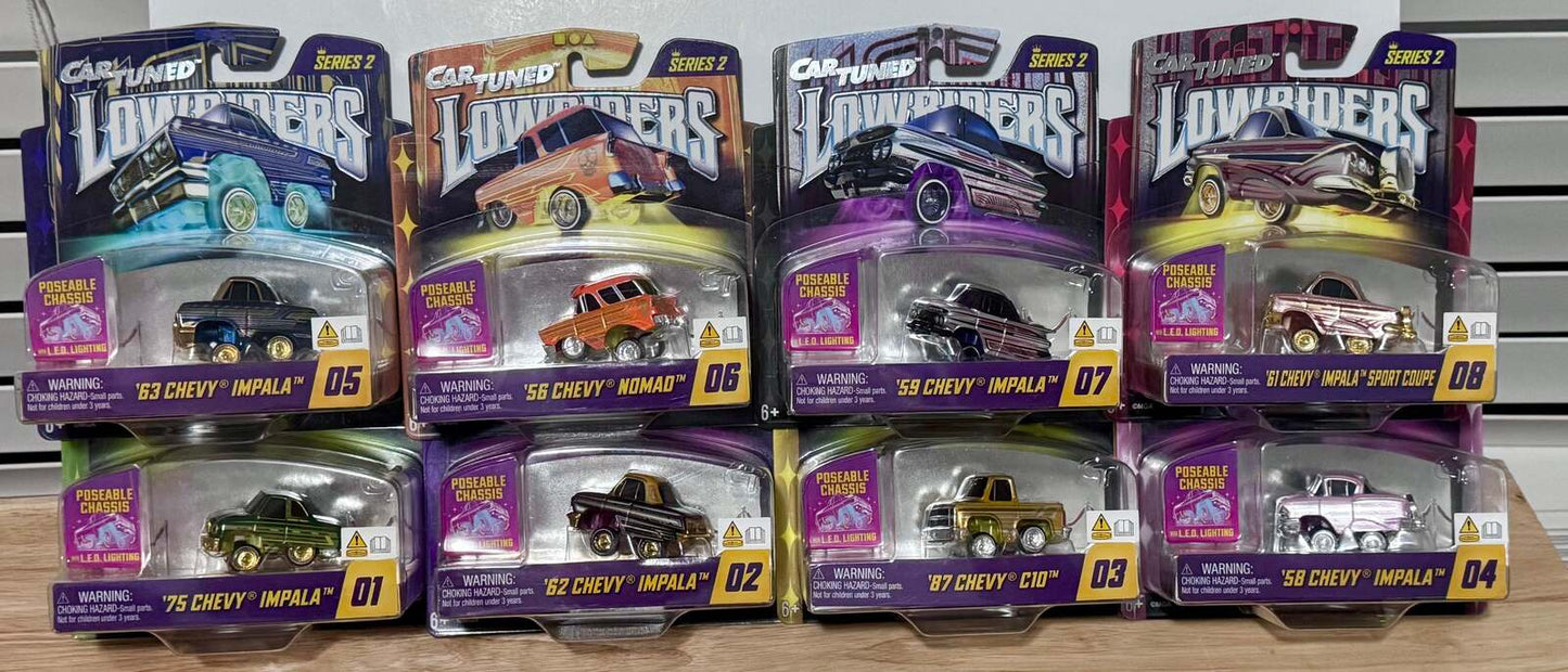 Car Tuned Lowriders Series 2 Collection Set