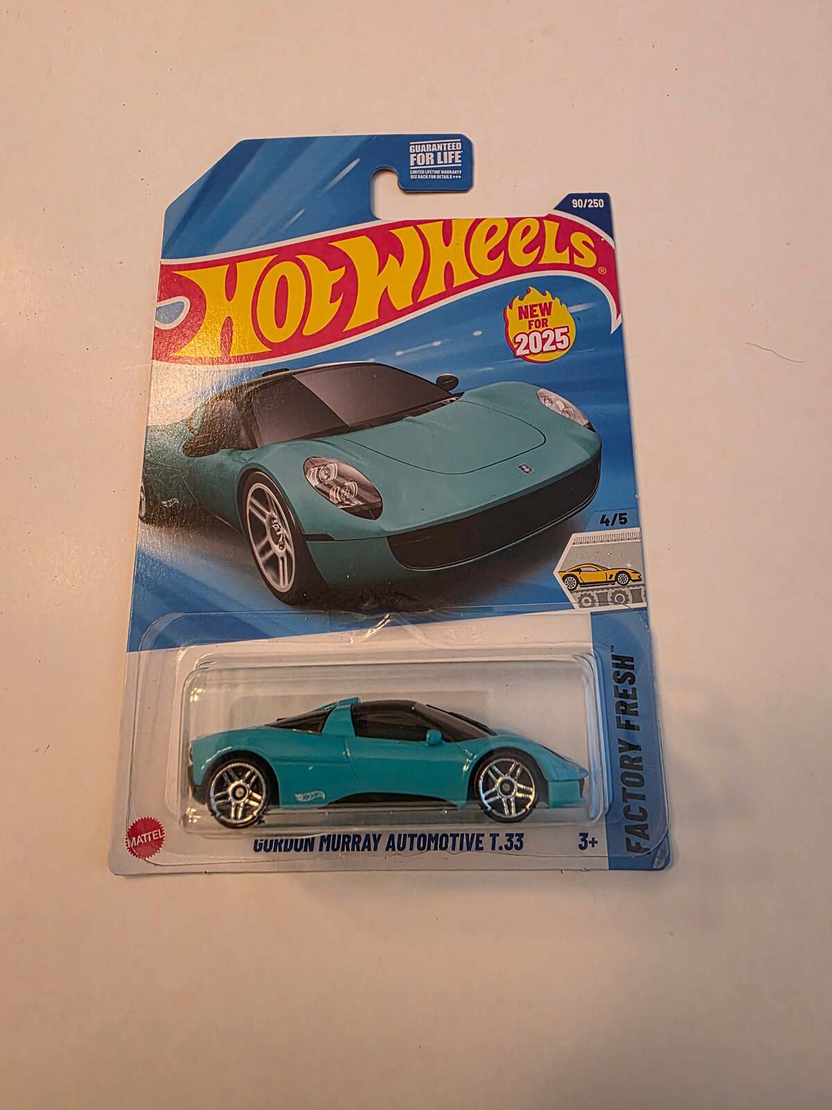 Hot Wheels Gordon Murray Automotive T.33 | Factory Fresh 4/5 | 90/250