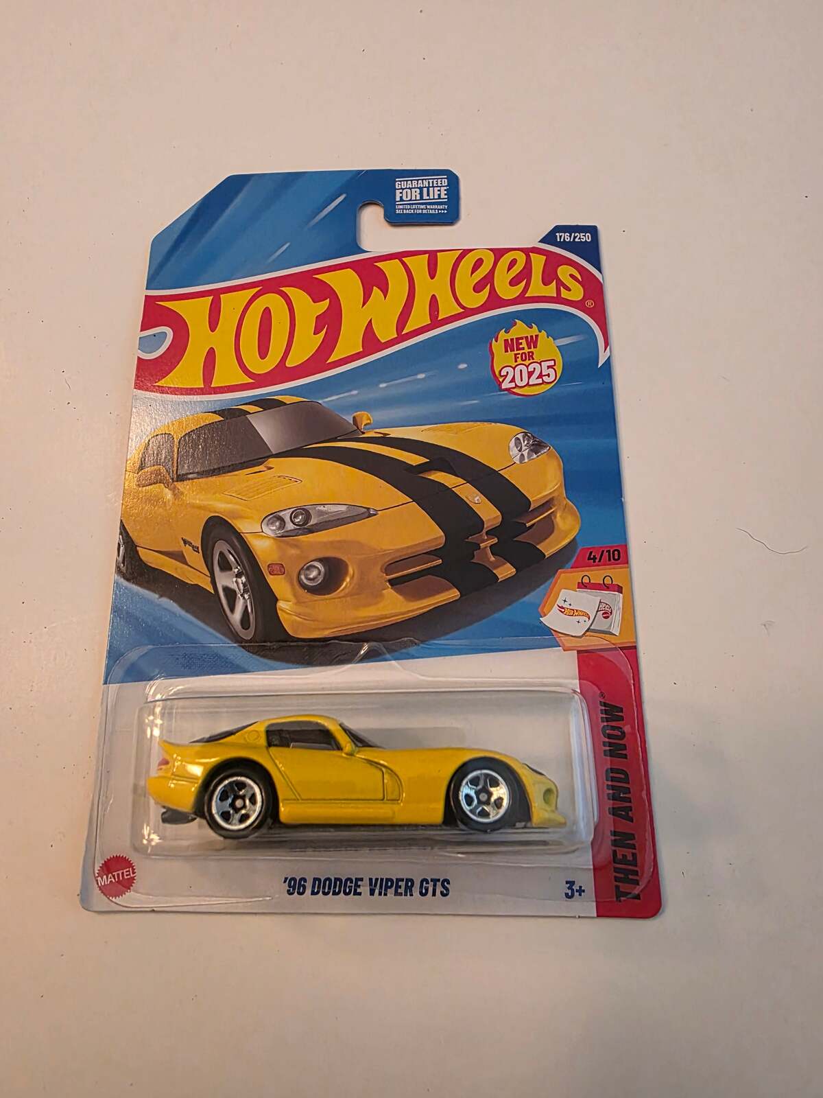 Hot Wheels '96 Dodge Viper GTS | Then and Now 4/10 | 176/250