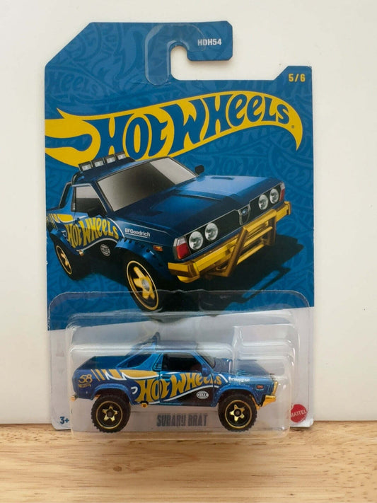 Hot Wheels 58th Anniversary Subaru BRAT | Blue & Gold 5/6