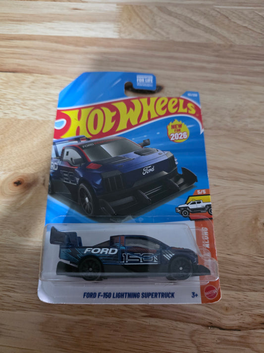 Hot Wheels Ford F-150 Lightning SuperTruck | Truckin' Along 5/5 | 157/250 | 2026 | Factory Fresh