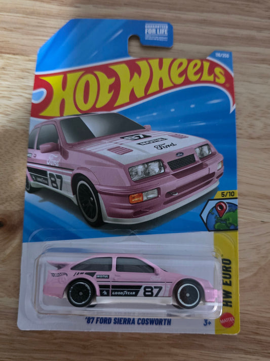Hot Wheels 87 Ford Sierra Cosworth 2026 Mainline HW Euro 102/250 New
