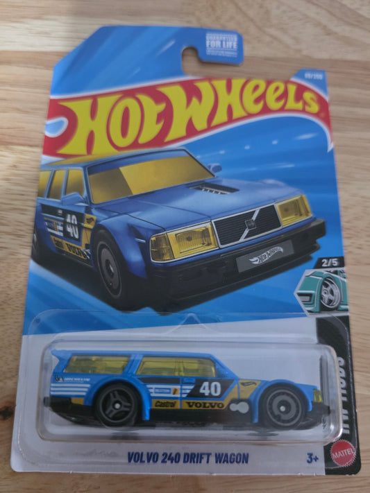 Hot Wheels Volvo 240 Drift Wagon 2025 Mainline HW Mods 81/250 New