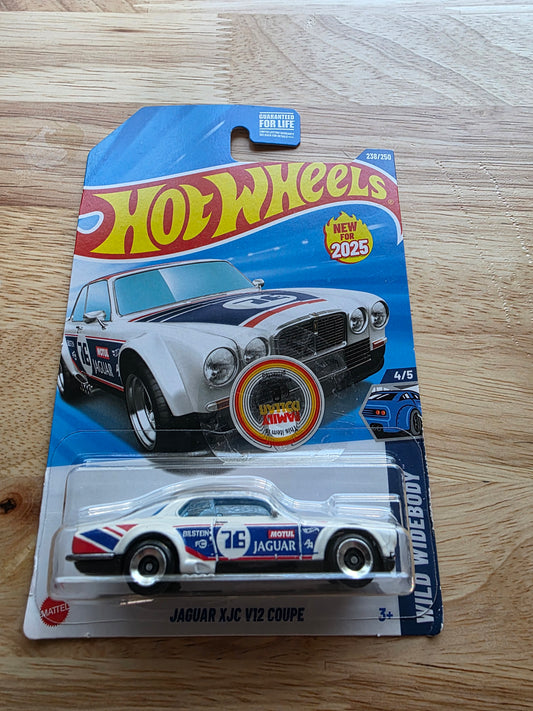 Hot Wheels Jaguar XJC V12 Coupe 2025 Mainline Wild Widebody 238/250 New