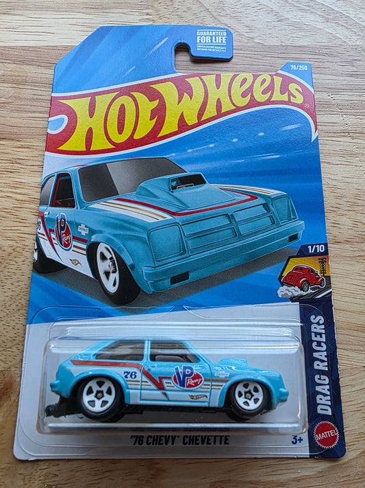 Hot Wheels 76 Chevy Chevette 2026 Mainline Drag Racers 76/250 New