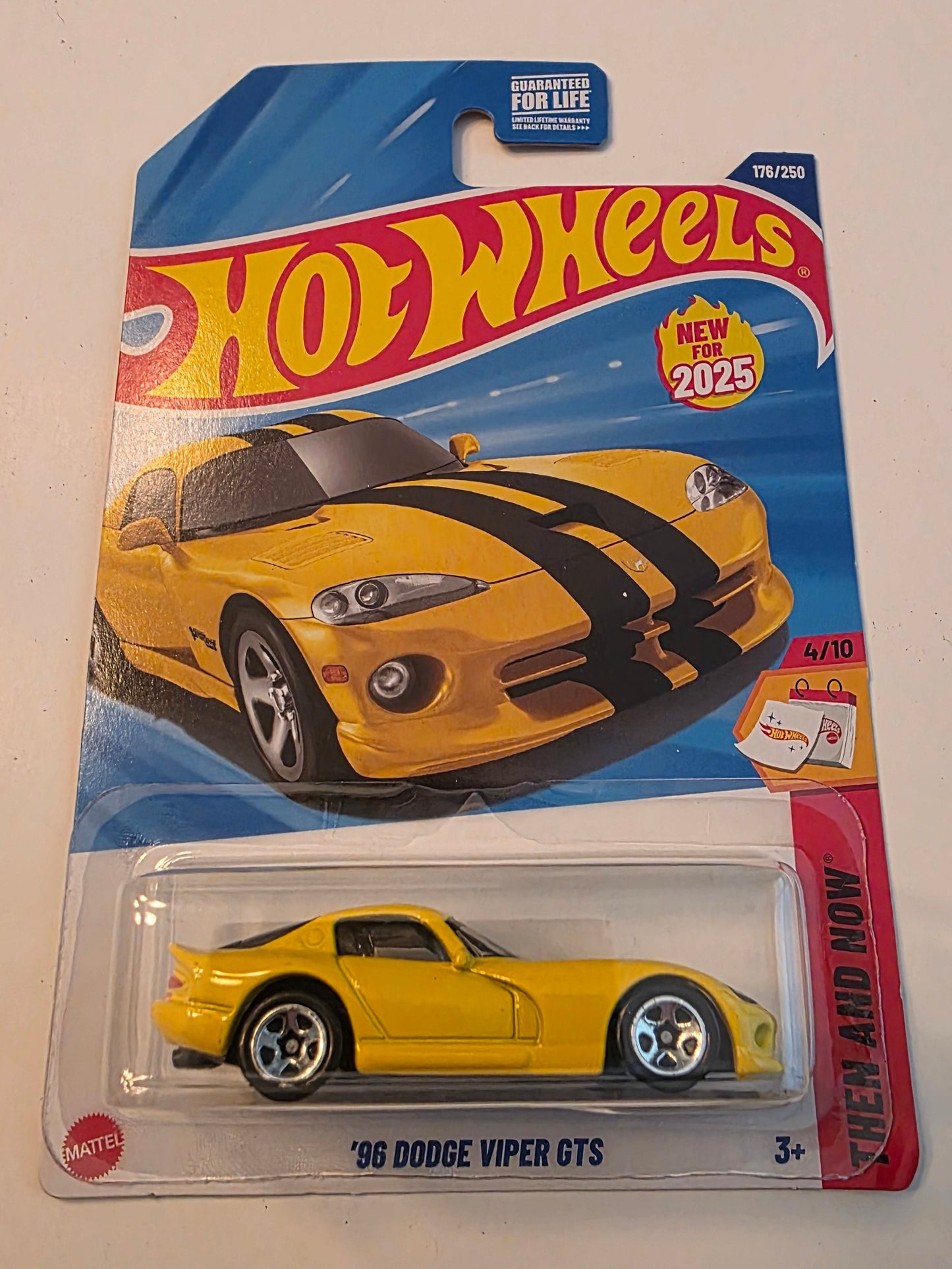 Hot Wheels 96 Dodge Viper GTS 2025 Mainline Then and Now 176/250 New