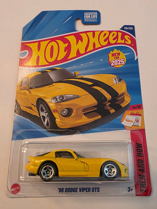 Hot Wheels 96 Dodge Viper GTS 2025 Mainline Then and Now 176/250 New