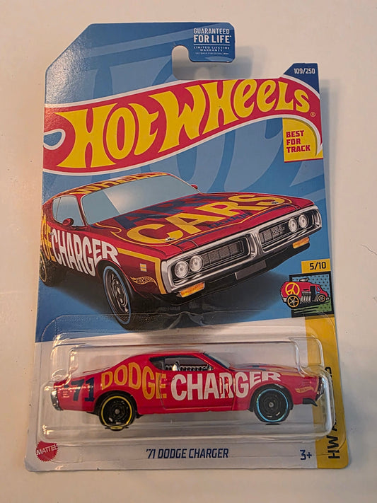 Hot Wheels 71 Dodge Charger 2025 Mainline HW Art Cars 102/250 New