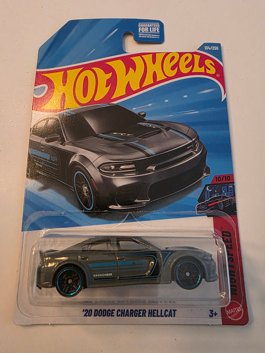 Hot Wheels 20 Dodge Charger Hellcat 2025 Mainline Night Speed 134/250 New