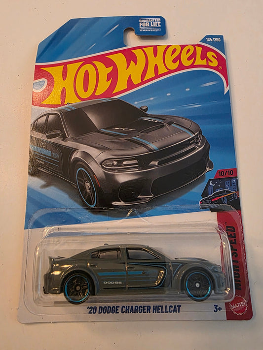 Hot Wheels 20 Dodge Charger Hellcat 2025 Mainline Night Speed 134/250 New