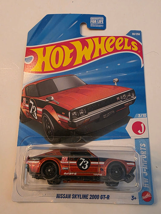 Hot Wheels Nissan Skyline 2000 GT-R | HW J-Imports 3/10 | 88/250 | 2025 | Showcase Ready