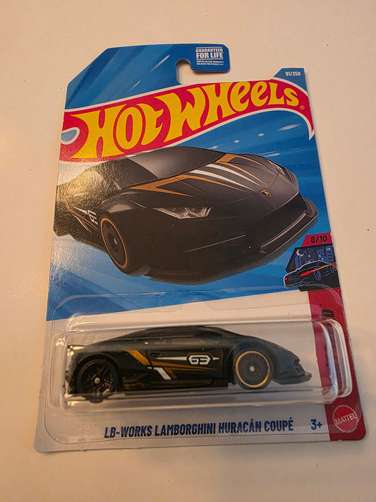 Hot Wheels LB-Works Lamborghini Huracán Coupé | Night Speed 8/10 | 91/250 | 2025 | Showcase Ready