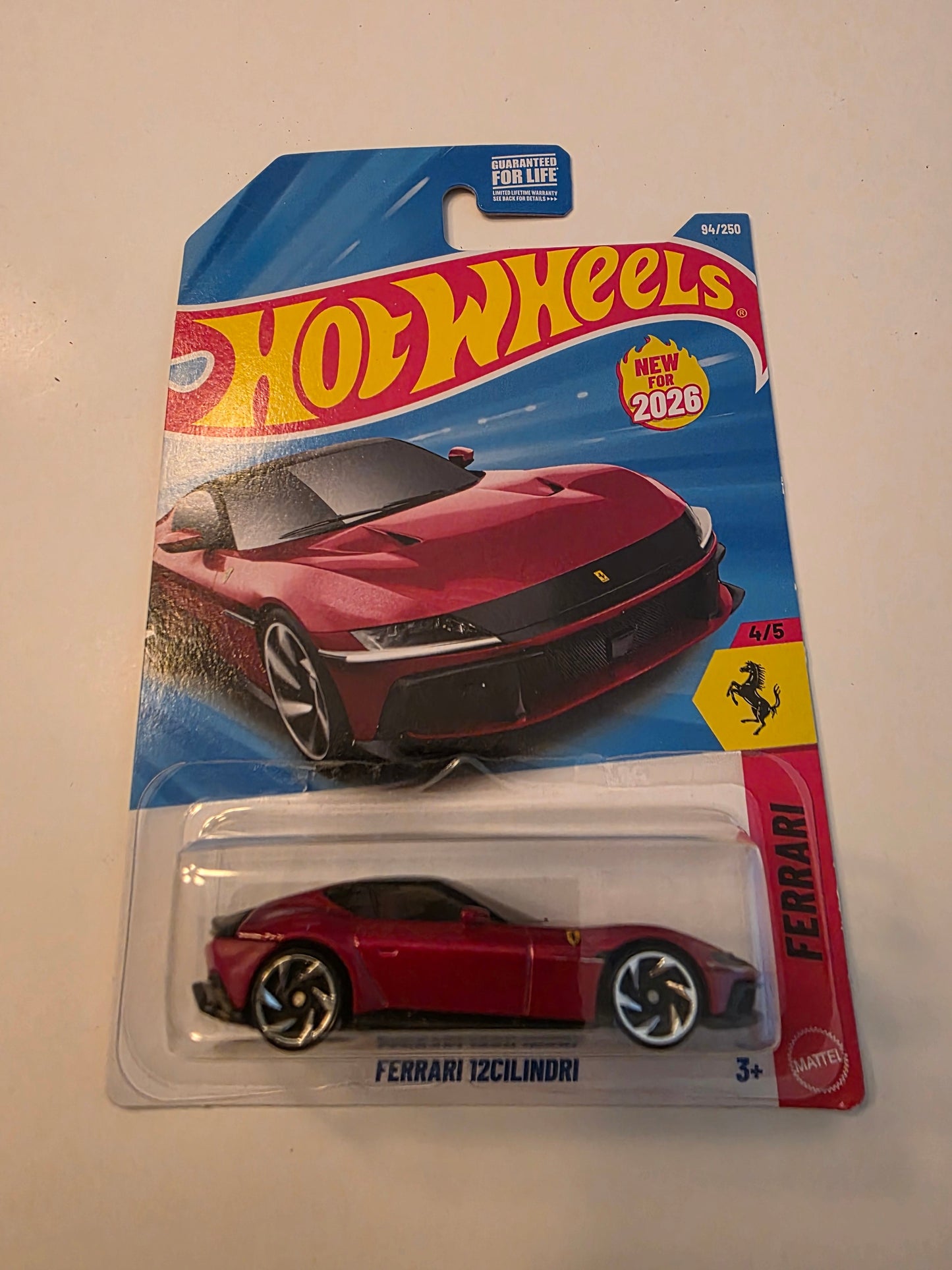 Hot Wheels Ferrari 12Cilindri 2026 Mainline Ferrari 94/250 New