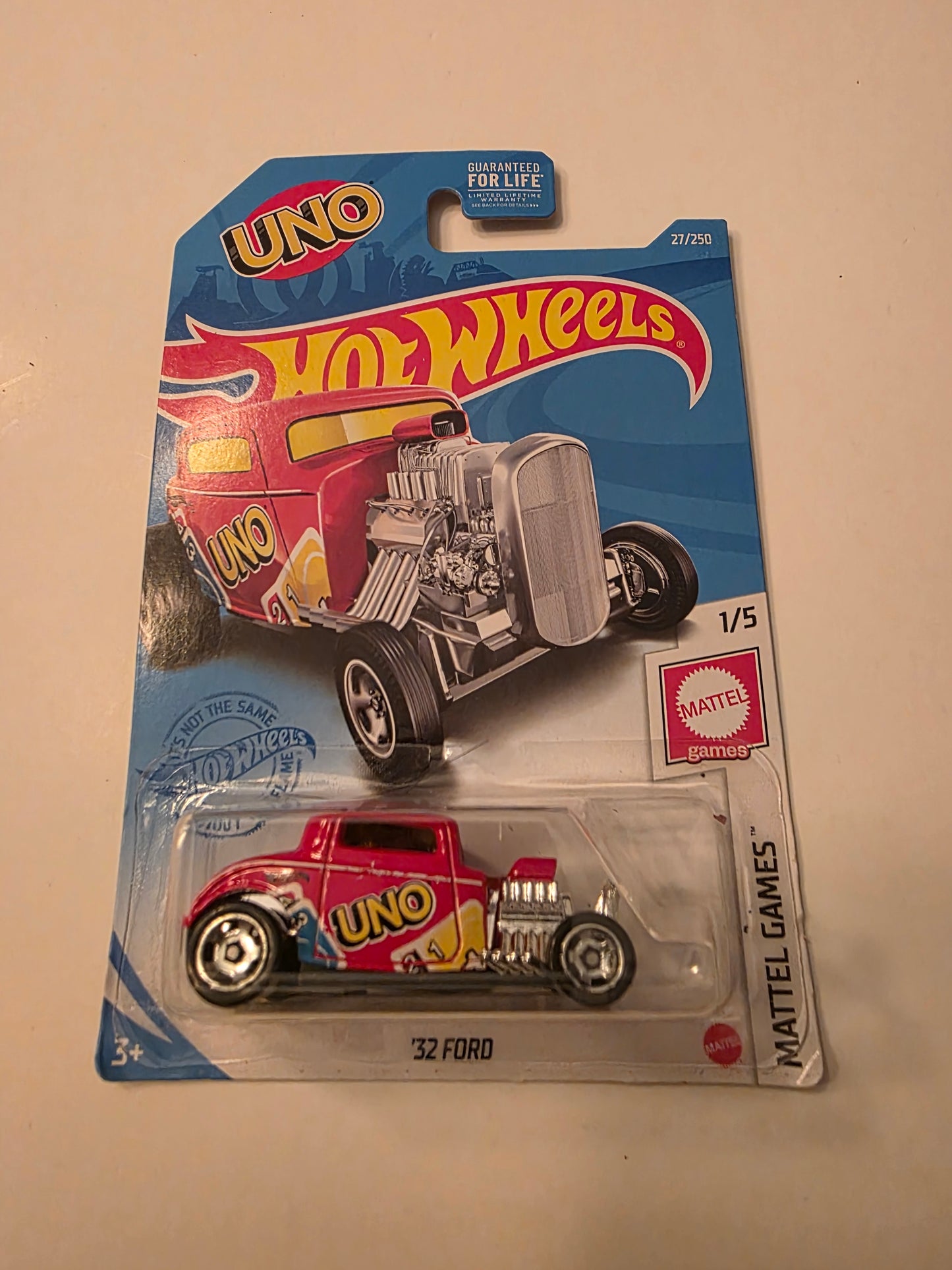 Hot Wheels 32 Ford UNO 2021 Mainline Mattel Games 27/250 New
