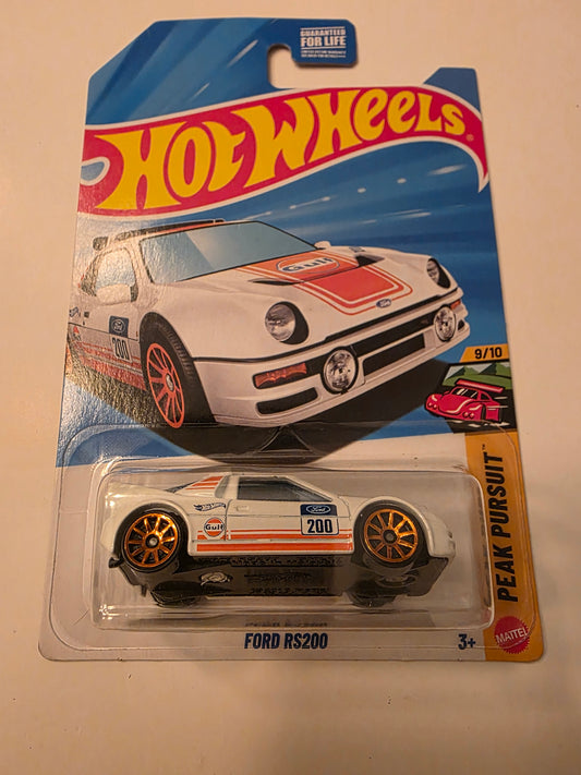 Hot Wheels Ford RS200 2025 Mainline Peak Pursuit 247/250 New
