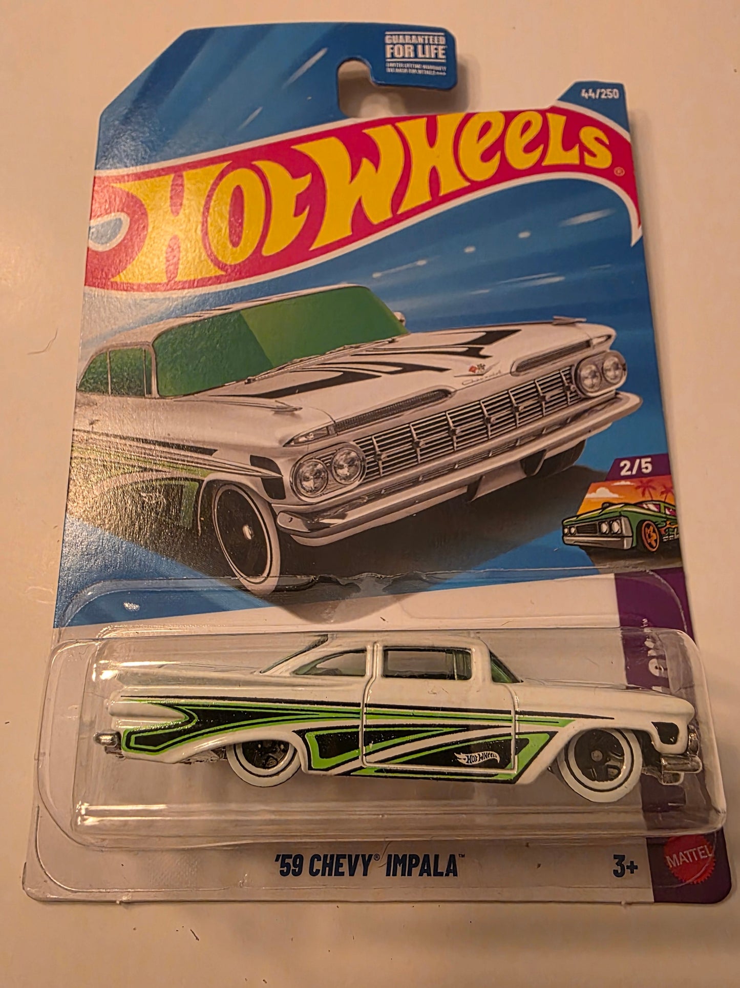 Hot Wheels '59 Chevy Impala | Layin' Low 2/5 | 44/250 | 2025 | Factory Fresh