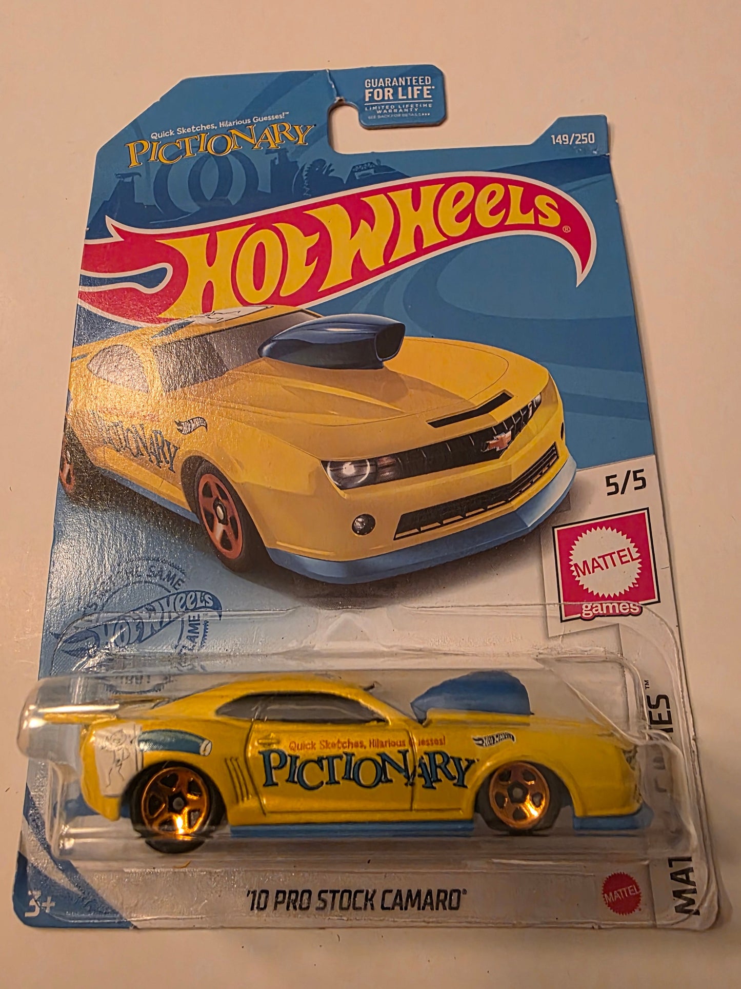 Hot Wheels '10 Pro Stock Camaro | Mattel Games 5/5 | 149/250 | 2021 | Factory Fresh