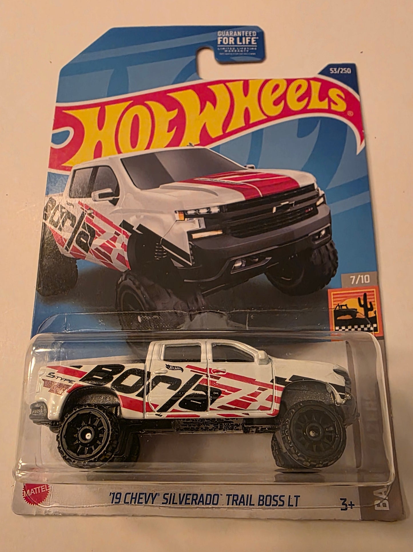 Hot Wheels '19 Chevy Silverado Trail Boss LT | Baja Blazers 7/10 | 53/250 | 2022 | Factory Fresh