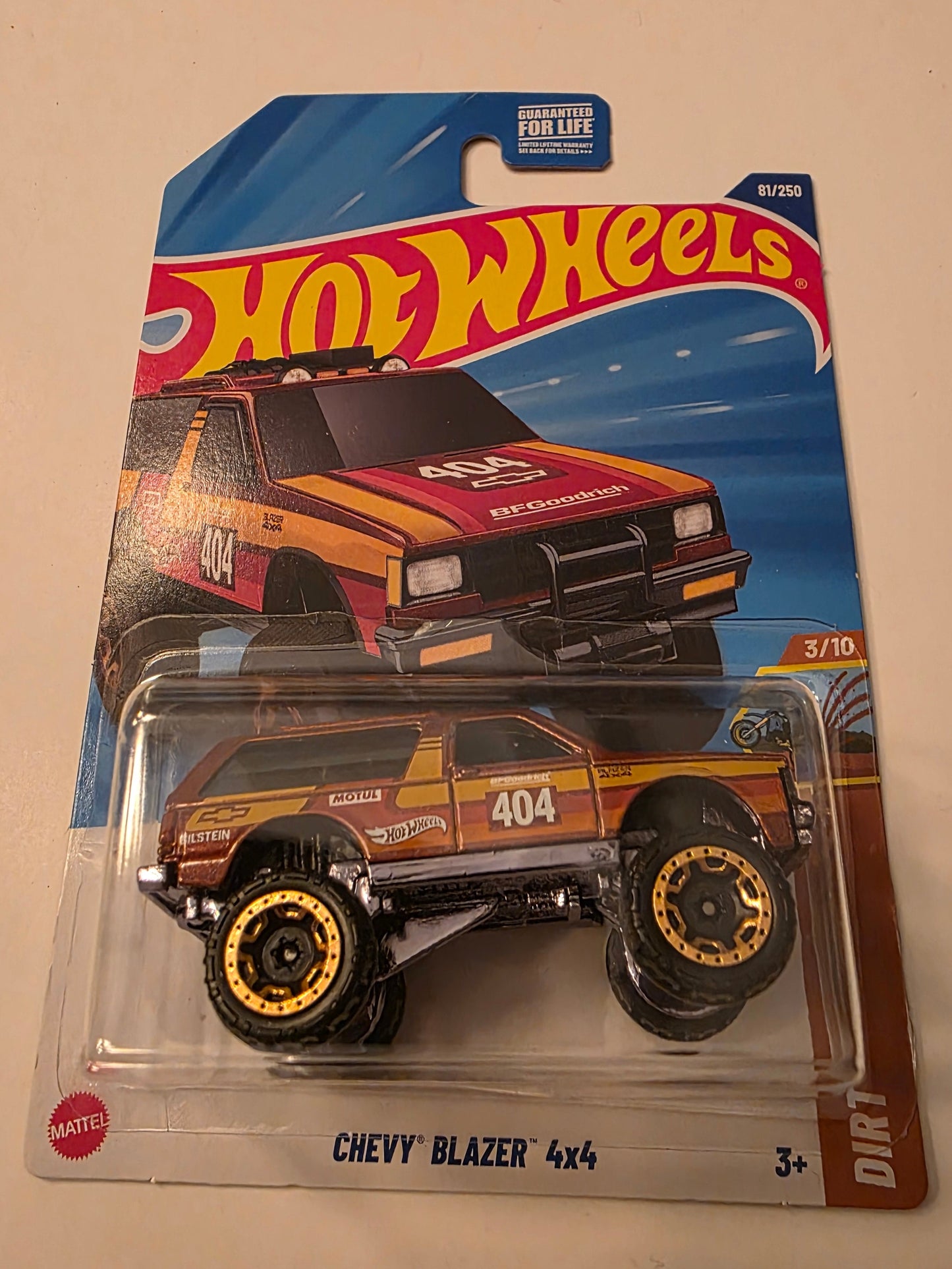 Hot Wheels Chevy Blazer 4x4 | Dirt 3/10 | 81/250 | 2025 | Factory Fresh