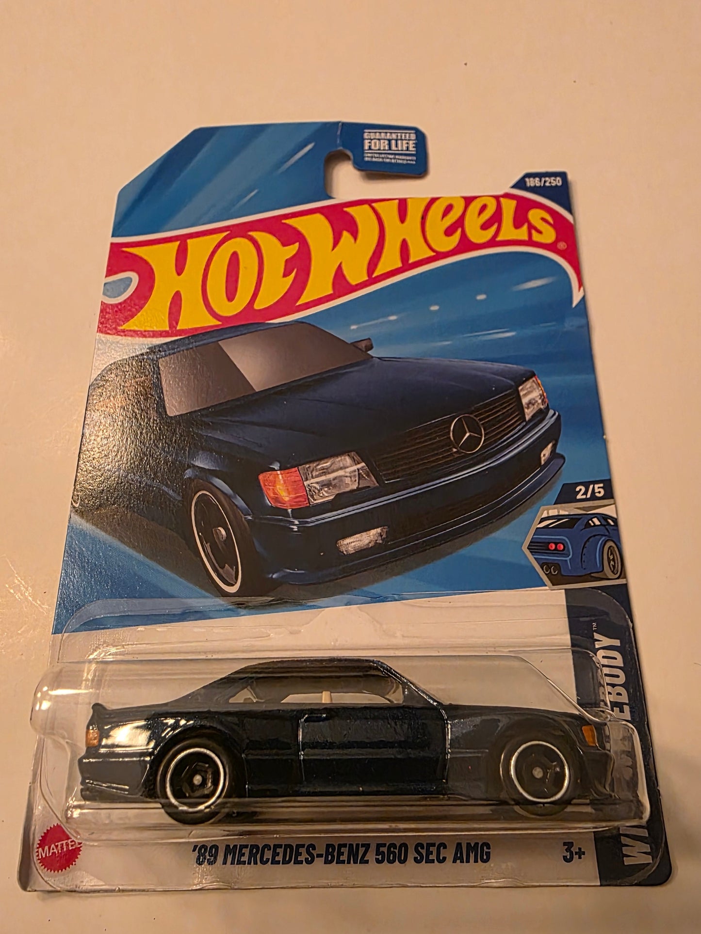 Hot Wheels '89 Mercedes-Benz 560 SEC AMG | Wild Widebody 2/5 | 176/250 | 2025 | Showcase Ready