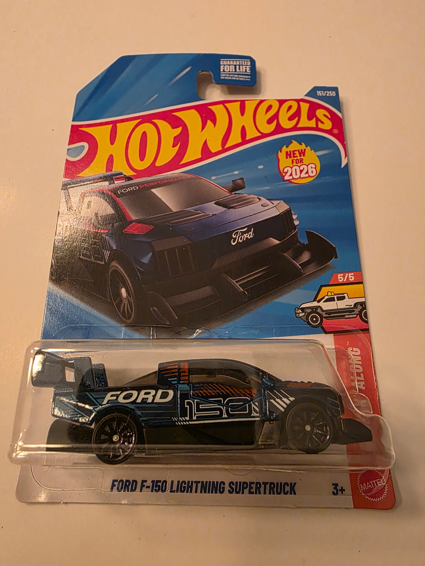 Hot Wheels Ford F-150 Lightning Supertruck | Truckin' Along 5/5 | 151/250 | 2026 | Showcase Ready