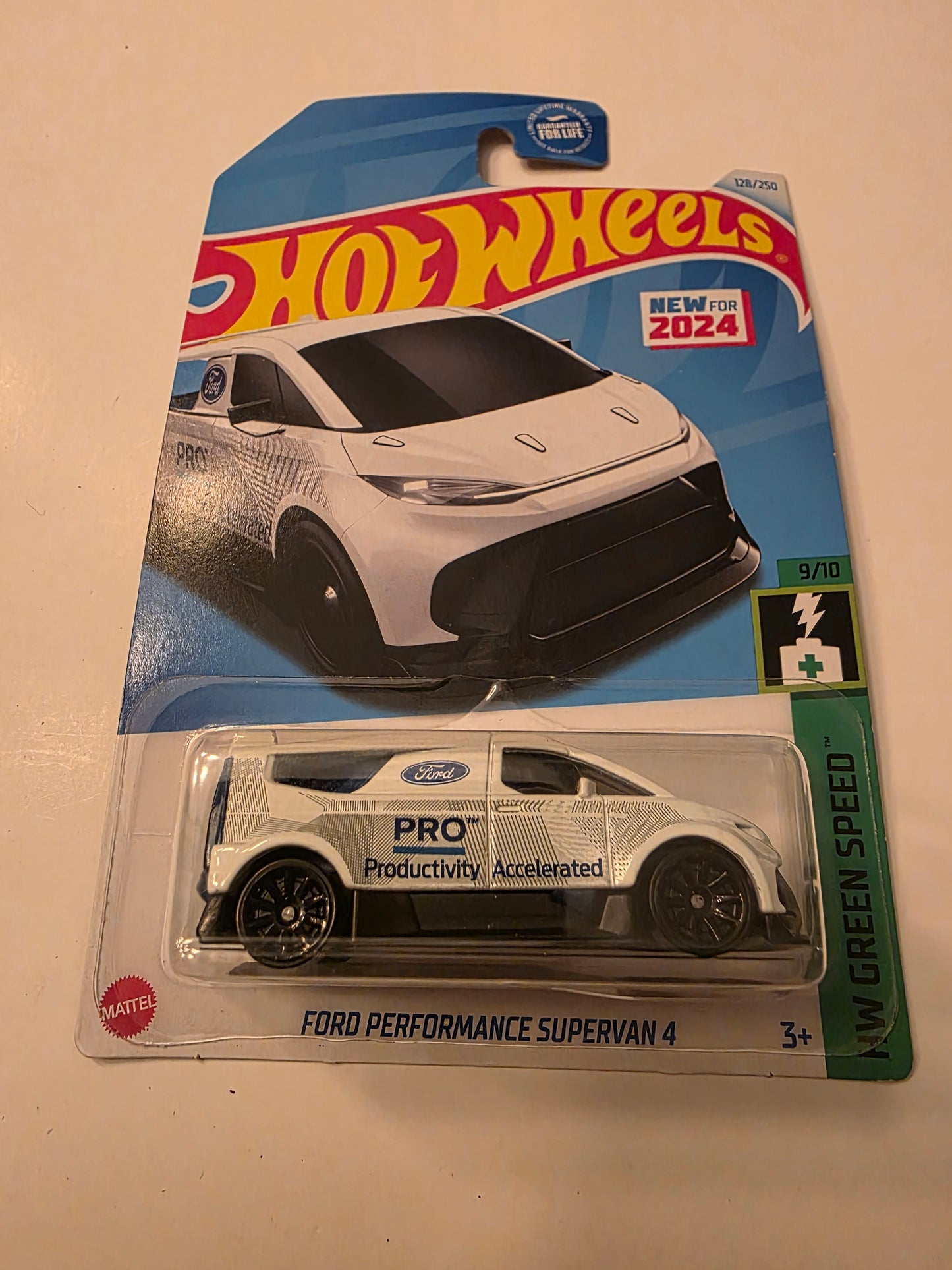 Hot Wheels Ford Performance Supervan 4 | HW Green Speed 9/10 | 128/250 | 2024 | Showcase Ready