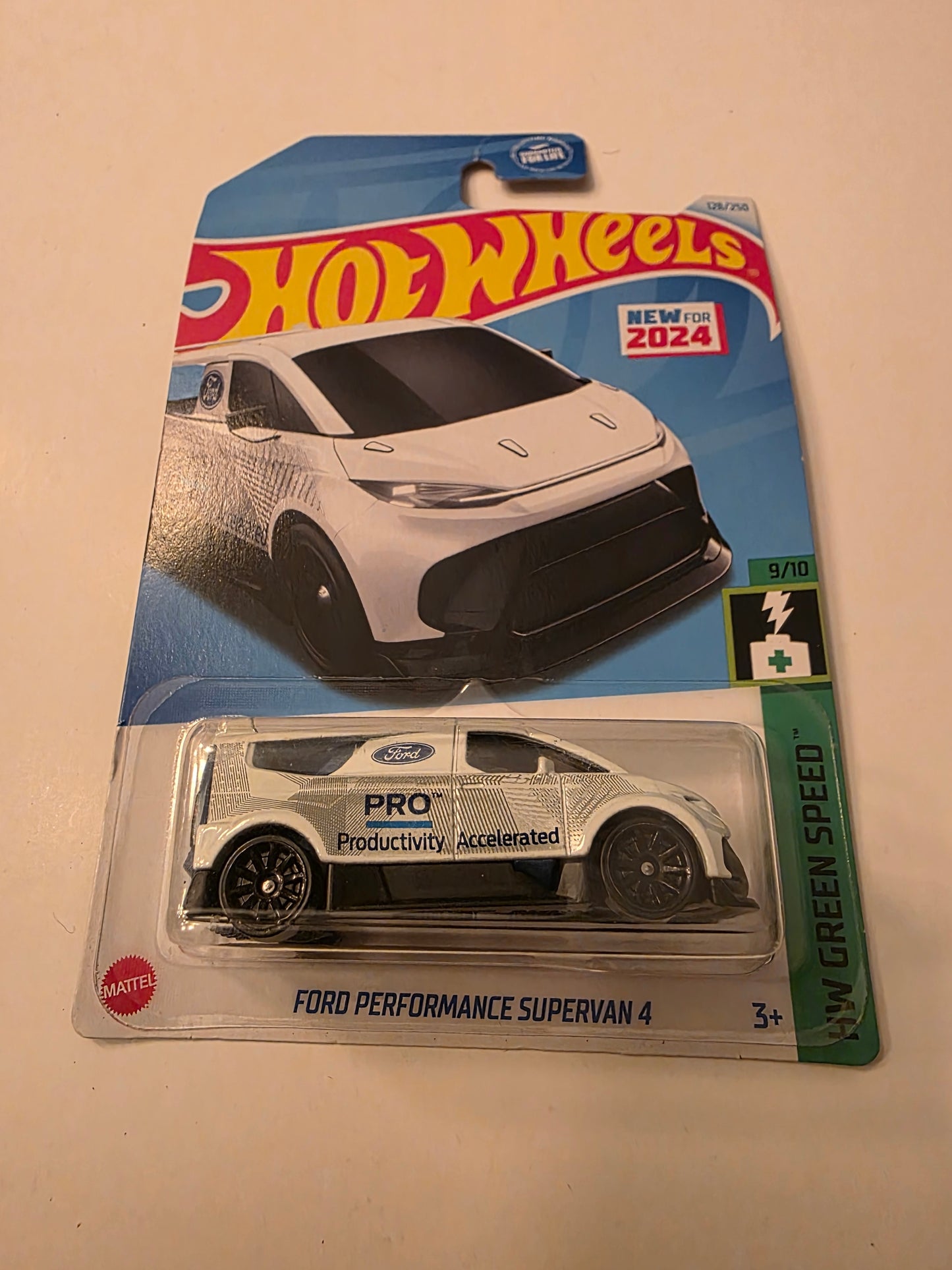 Hot Wheels Ford Performance Supervan 4 | HW Green Speed 9/10 | 128/250 | 2024 | Showcase Ready