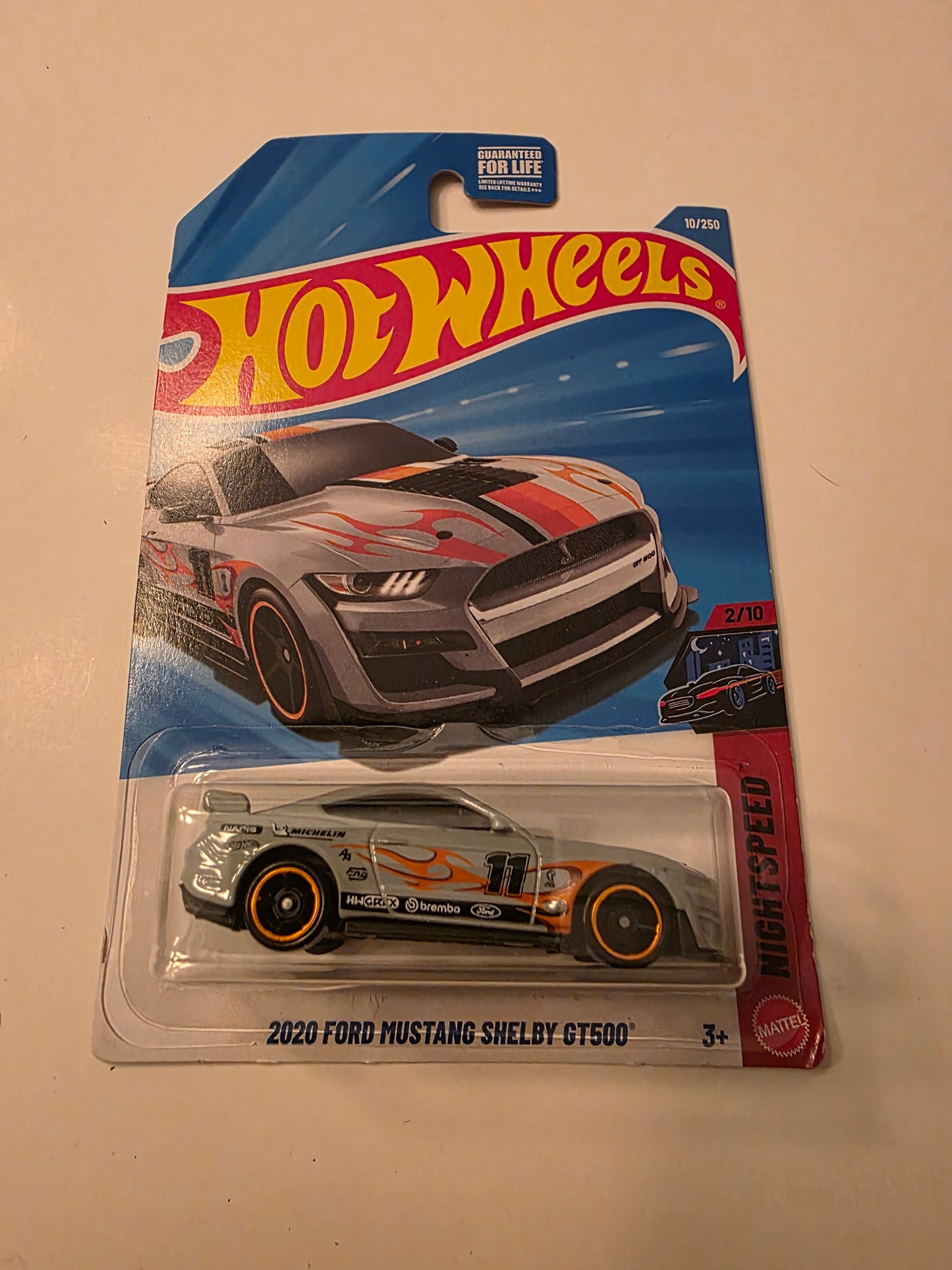 Hot Wheels 2020 Ford Mustang Shelby GT500 | Night Speed 2/10 | 10/250 | 2025 | Showcase Ready
