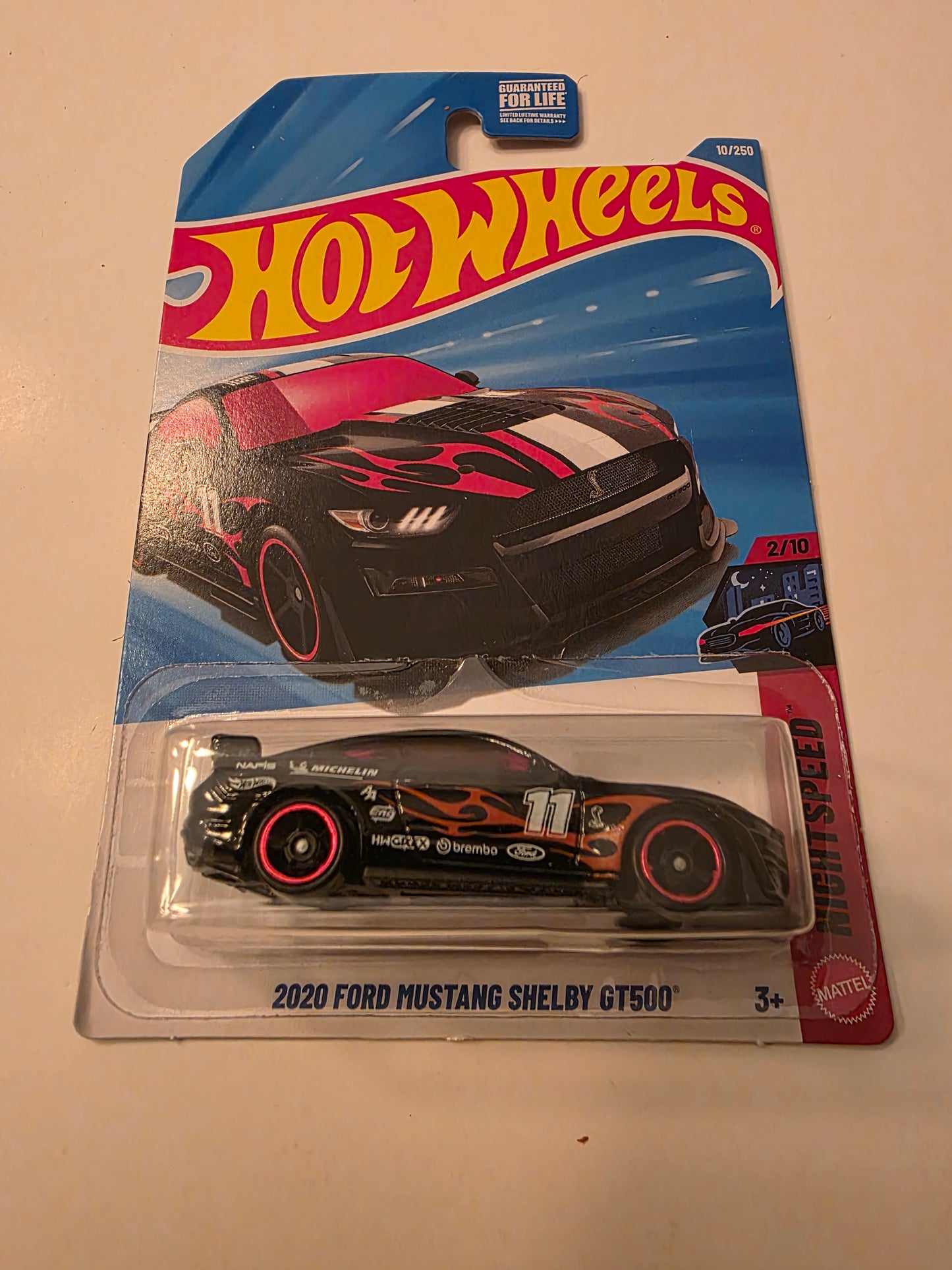 Hot Wheels 2020 Ford Mustang Shelby GT500 | Night Speed 2/10 | 10/250 | 2026 | Showcase Ready