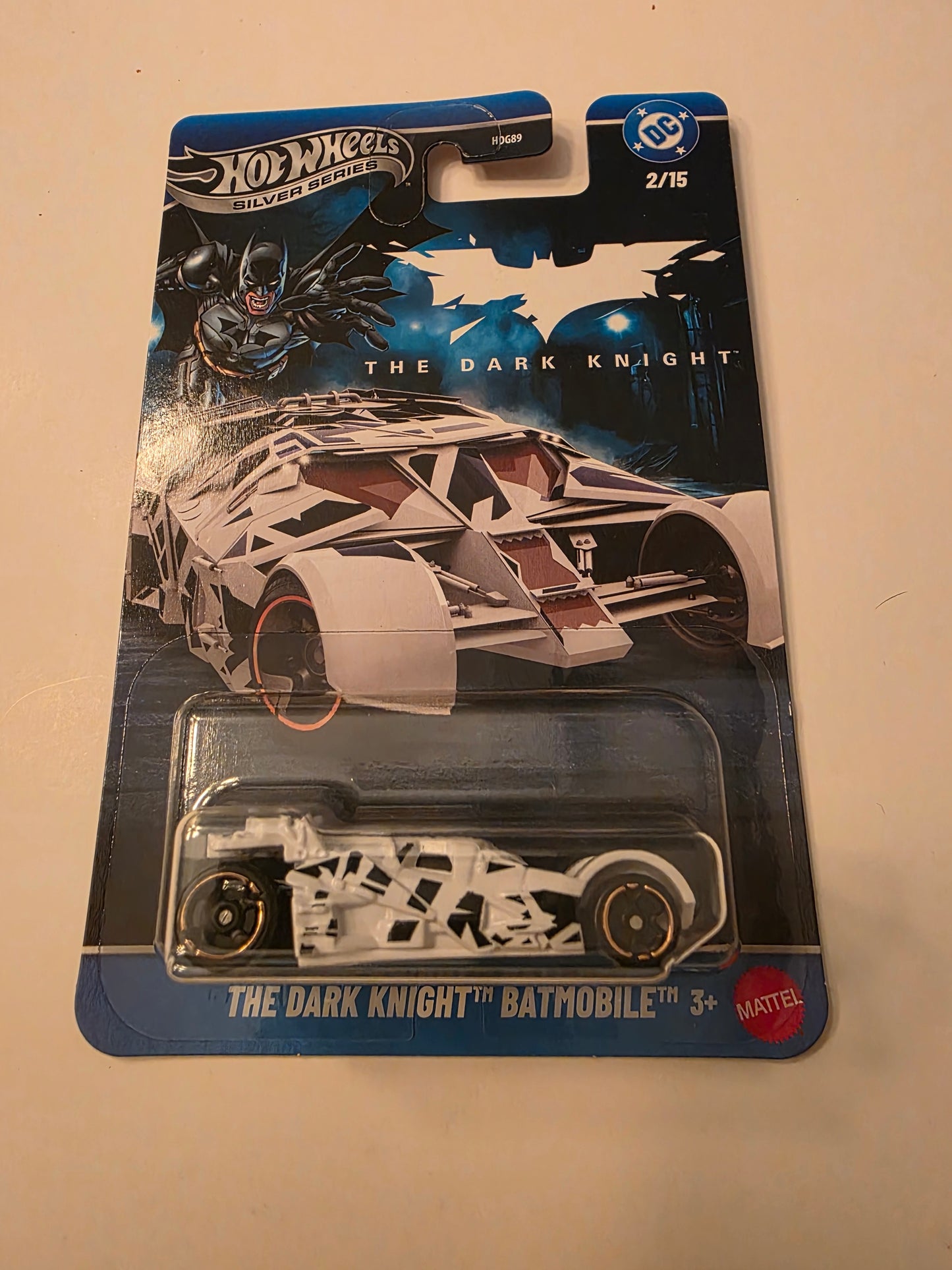 Hot Wheels The Dark Knight Batmobile | Silver Series DC 2/15 | 2026 | Showcase Ready