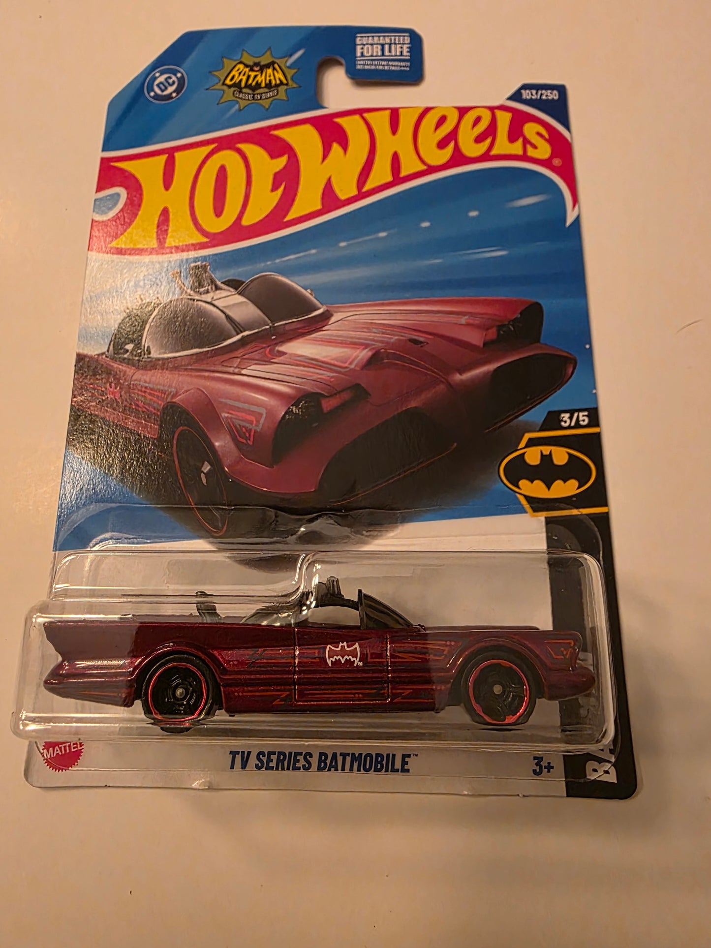 Hot Wheels TV Series Batmobile | Batman 3/5 | 103/250 | 2025 | Showcase Ready