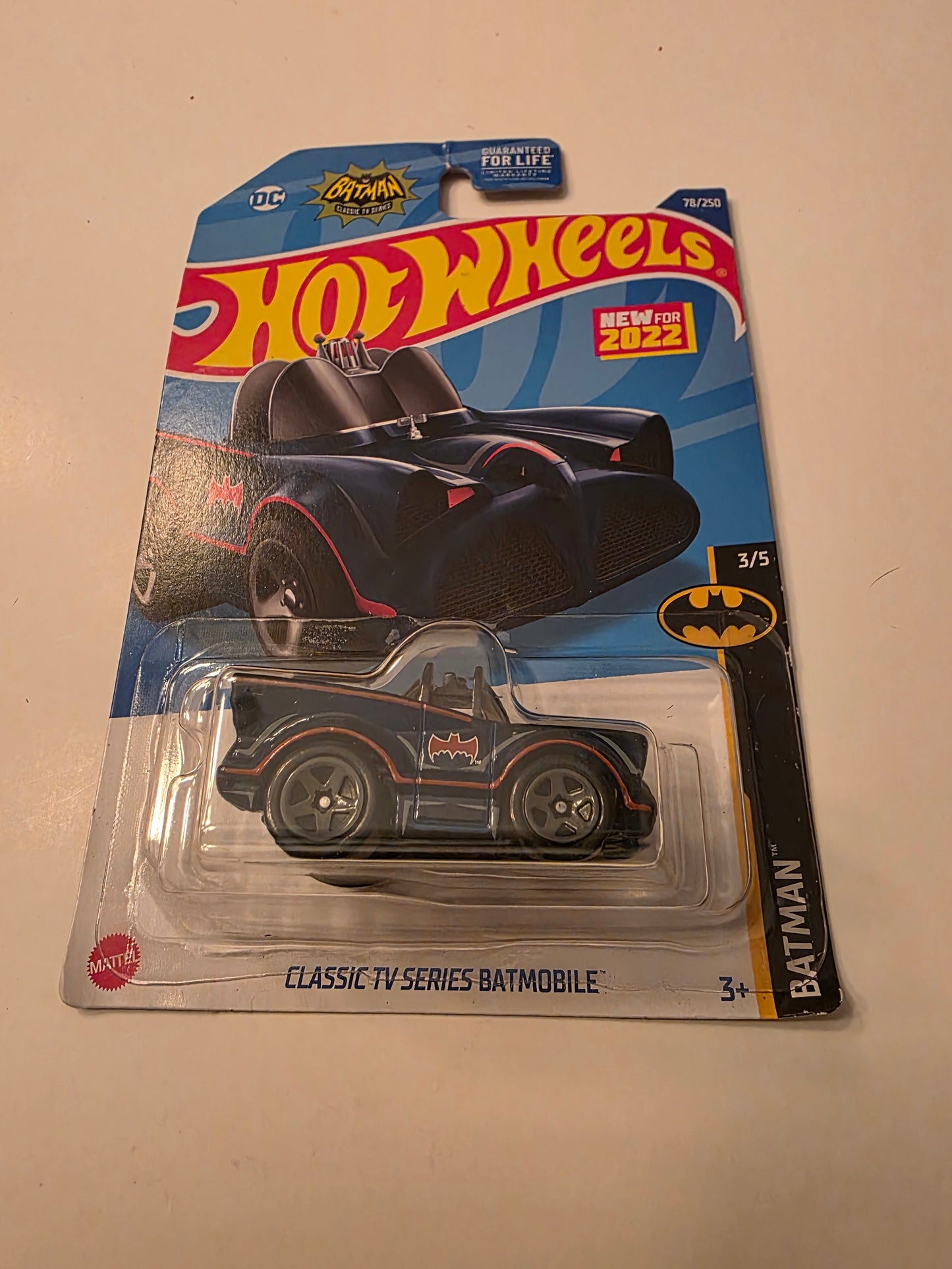 Hot Wheels Classic TV Series Batmobile | Batman 3/5 | 78/250 | 2022 | Showcase Ready