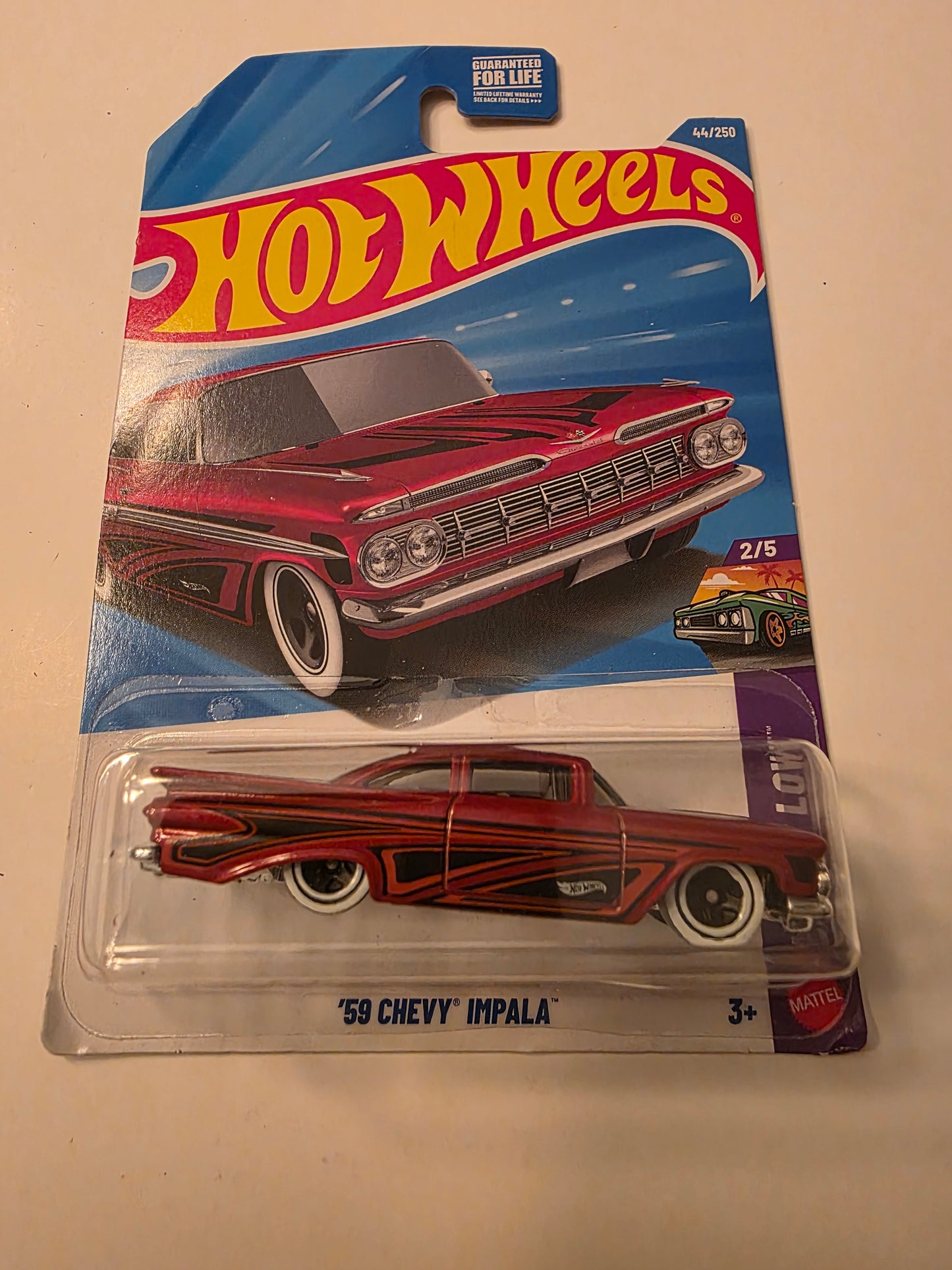 Hot Wheels '59 Chevy Impala | Layin' Low 2/5 | 44/250 | 2025 | Factory Fresh
