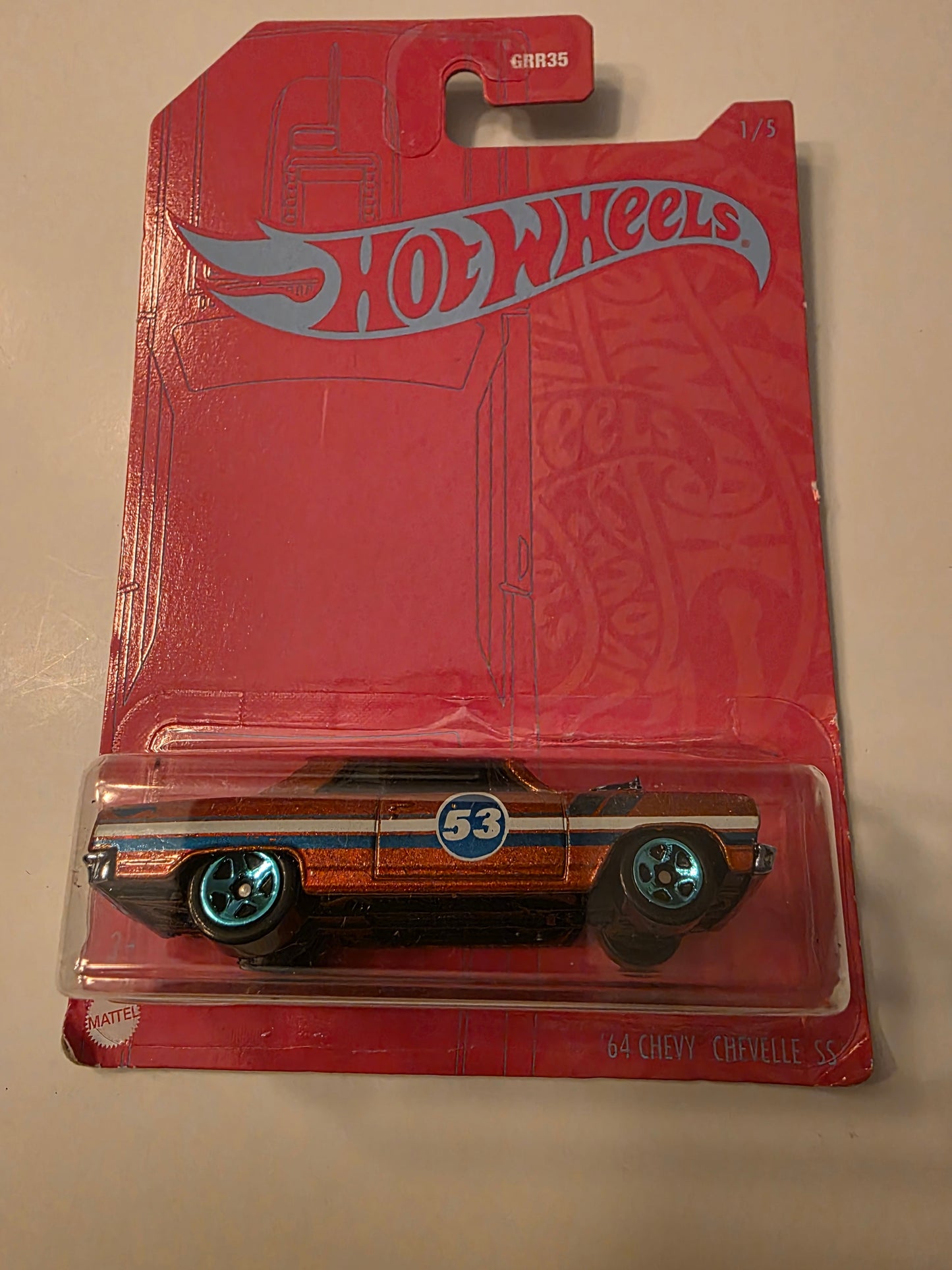 Hot Wheels '64 Chevy Chevelle SS | 53rd Anniversary 1/5 | 2020 | Showcase Ready