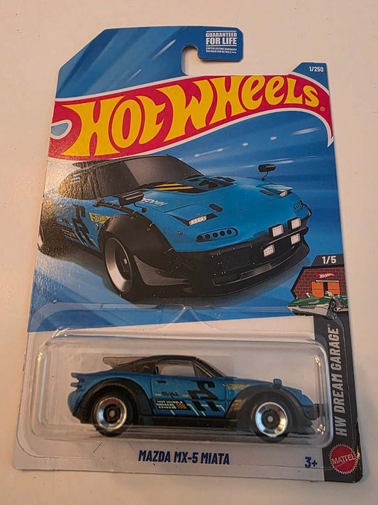 Hot Wheels Mazda MX-5 Miata | HW Dream Garage 1/5 | 1/250