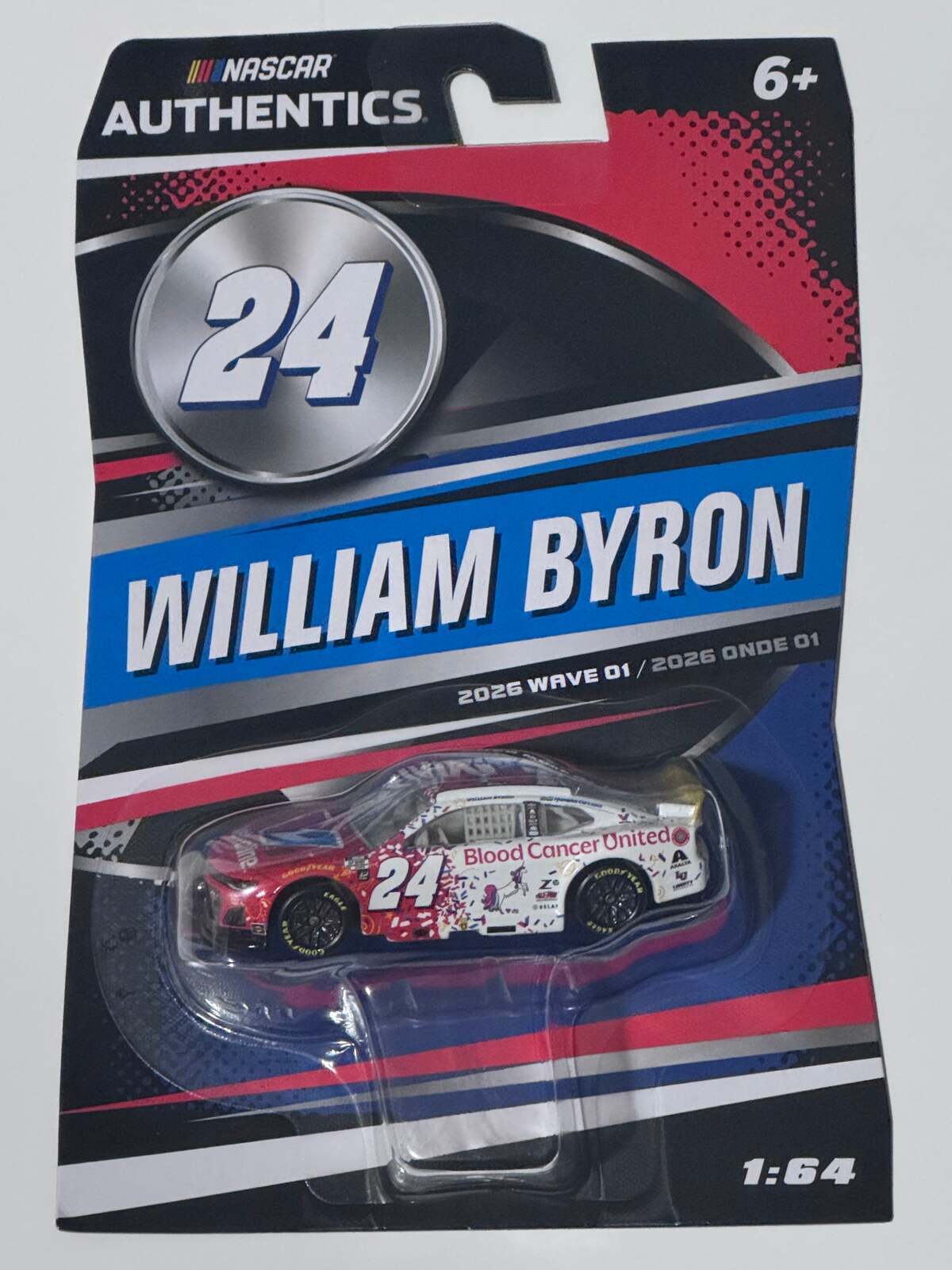NASCAR Authentics William Byron #24 Blood Cancer United 2026