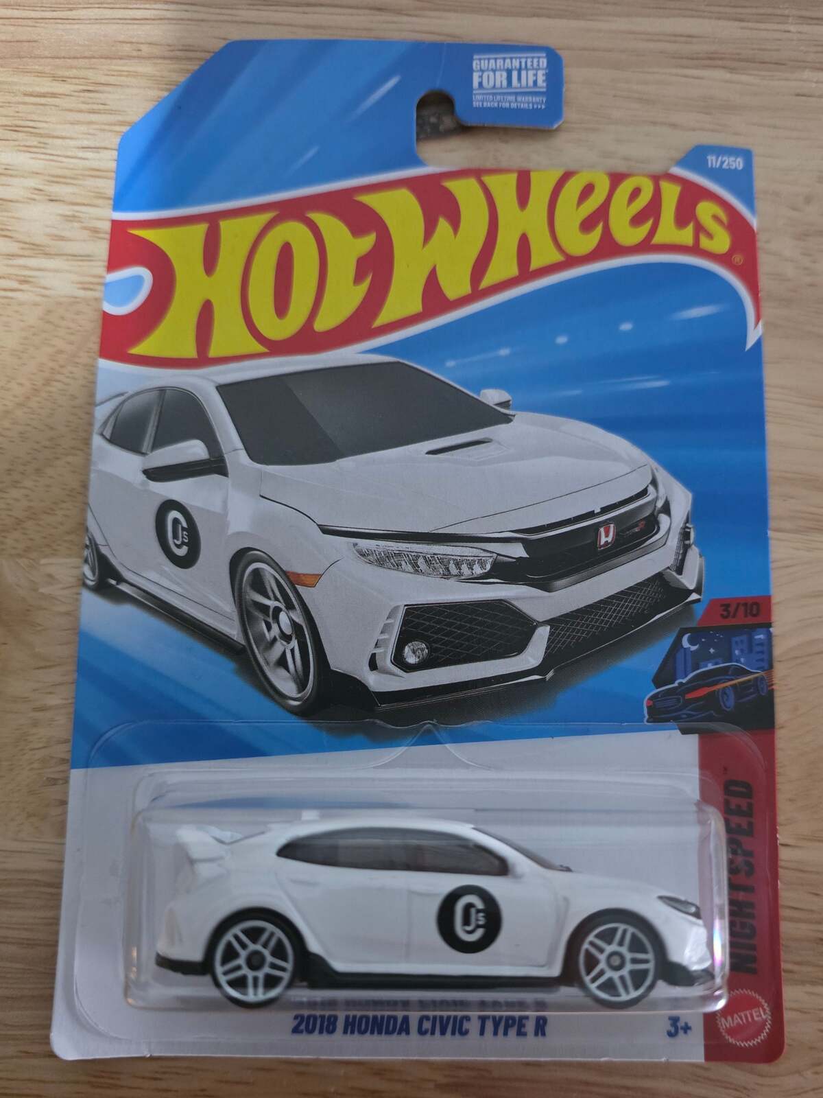 Hot Wheels 2018 Honda Civic Type R | Nightspeed 3/10 | 11/250