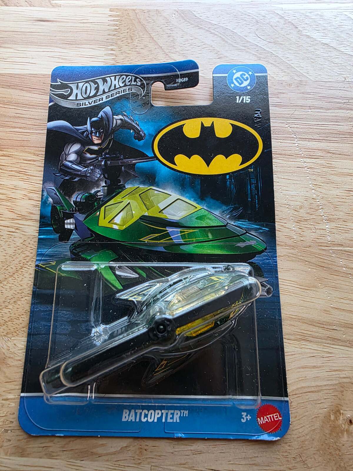 Hot Wheels Batcopter | DC Silver Series 1/15 | 1/15