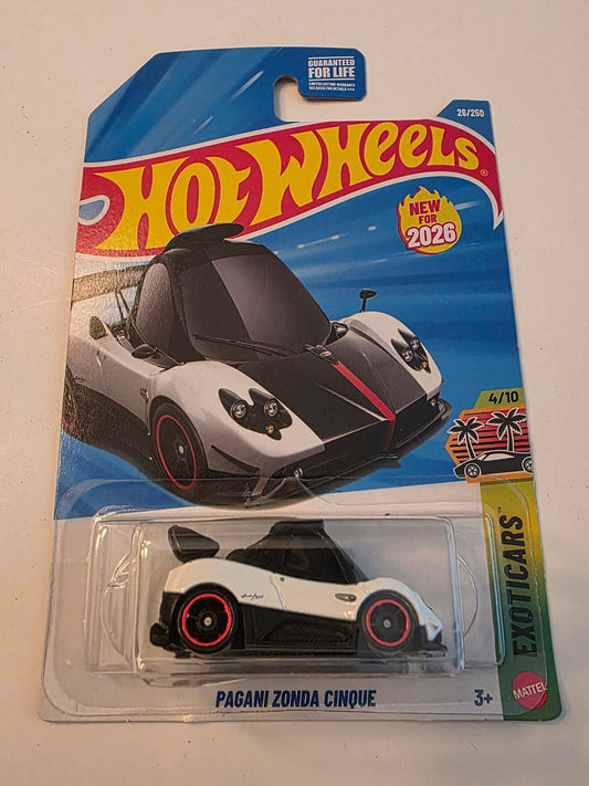 Hot Wheels Pagani Zonda Cinque | Exoticars 4/10 | 26/250