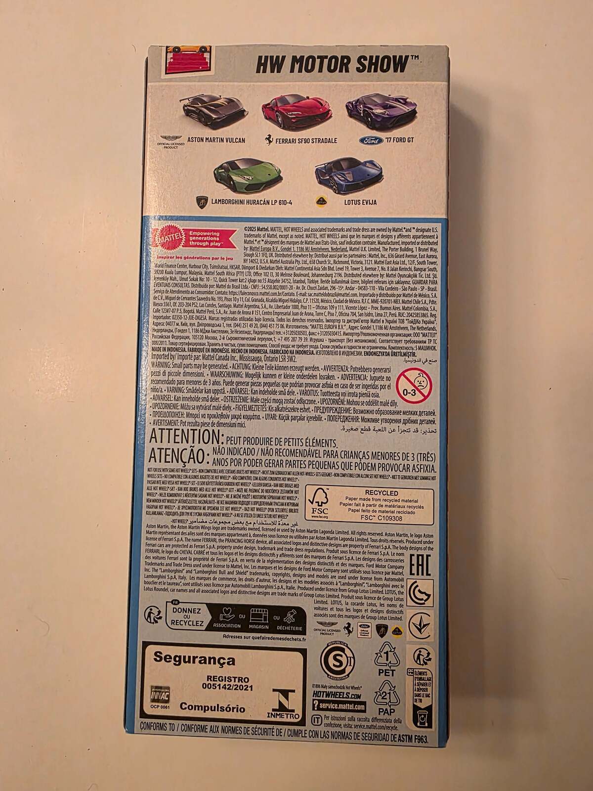 Hot Wheels HW Motor Show 5-Pack