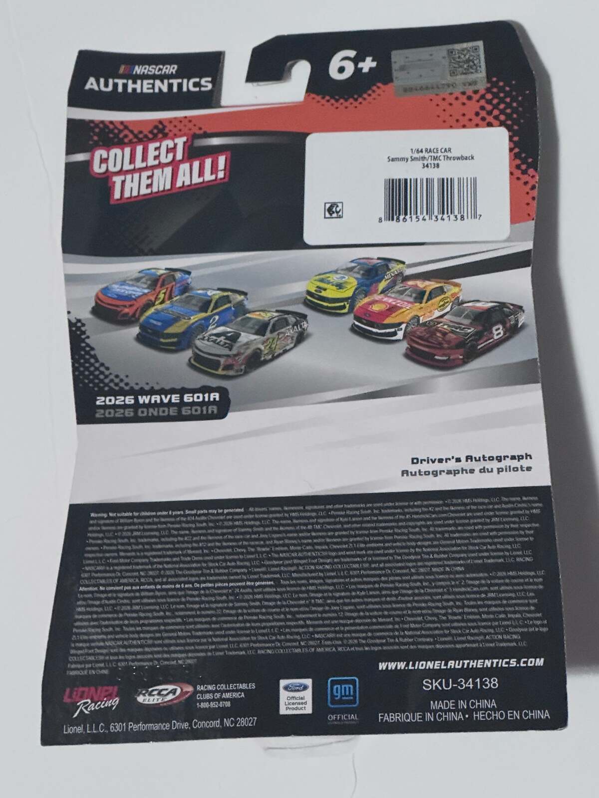 NASCAR Authentics Sammy Smith #8 Pilot Flying J 2026