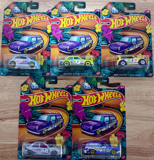 Hot Wheels Spring | Complete 5-Car Set