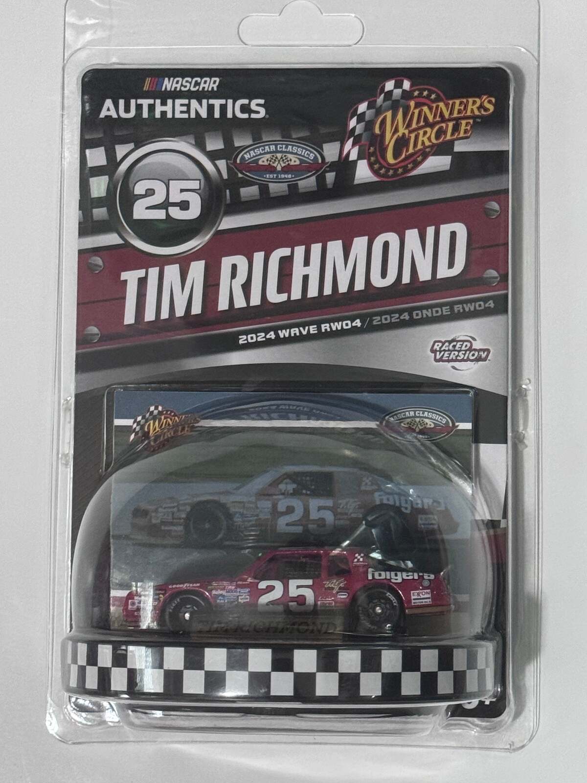 NASCAR Winner's Circle Tim Richmond #25 Pocono Win 1986