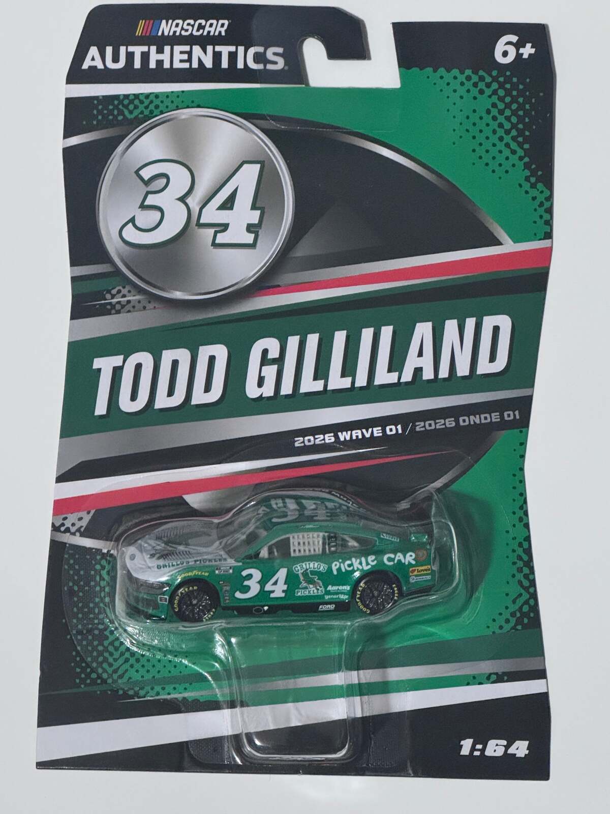 NASCAR Authentics Todd Gilliland #34 Pickle Car 2026