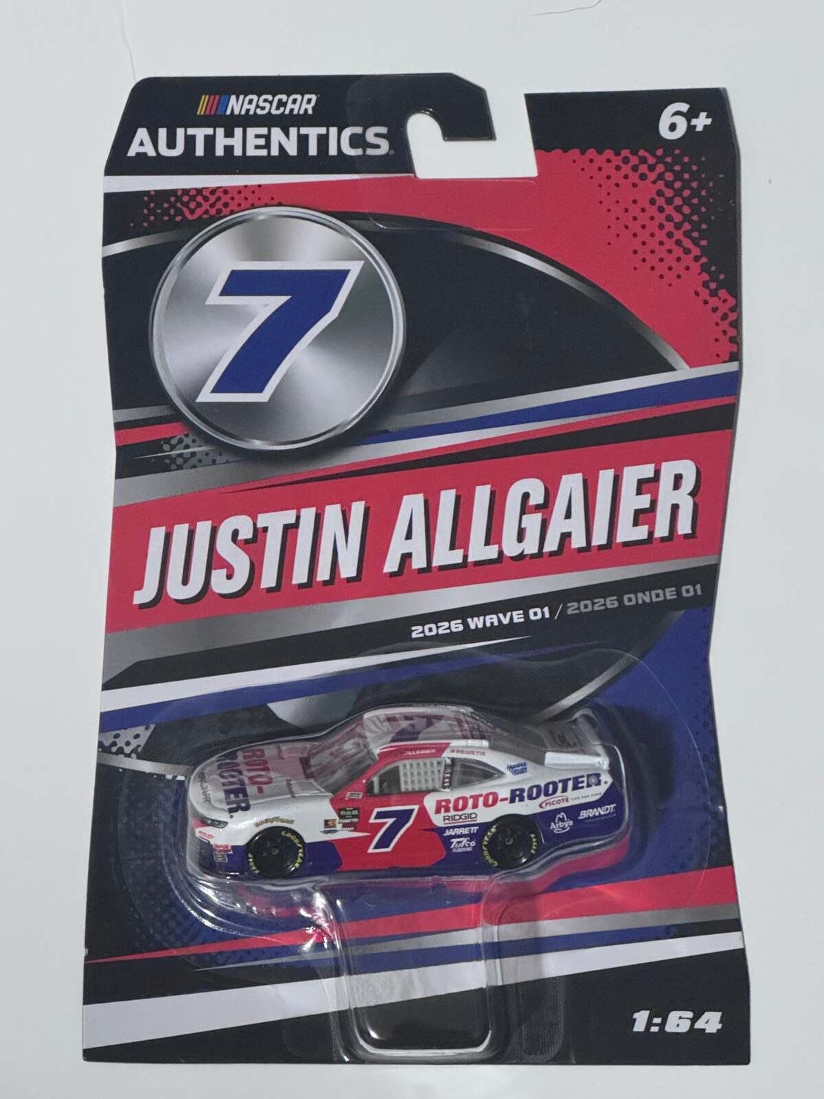 NASCAR Authentics Justin Allgaier #7 Roto-Rooter 2026